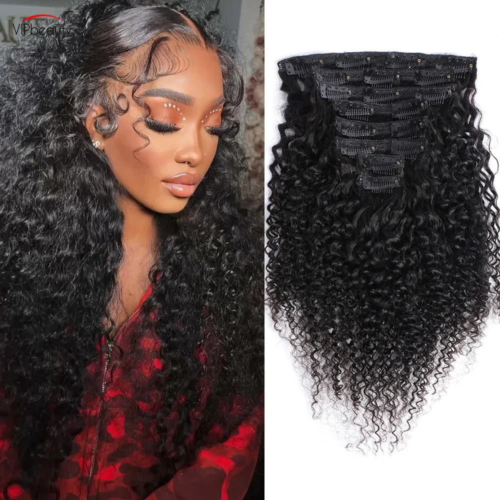 Alibele Wholesale Clip In Hair Extensions For Women Full Head Kinky Curly Clip Ins Human Hair Natural Black Brazilian Human Hair
Alibele Wholesale Clip In Hair Extensions For Women Full Head Kinky Curly Clip Ins Human Hair Natural Black Brazilian Human Hair