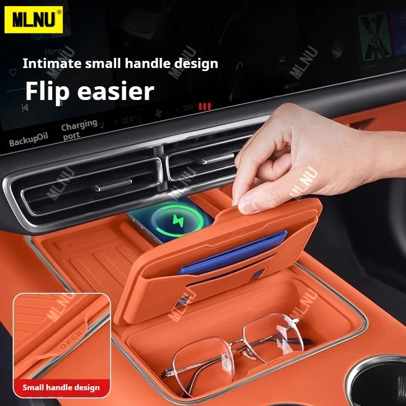 For Li Auto/Lixiang L9/L7ultra/L6/L8 Accessories-4th,Gen Magnetic Wireless Charging Pad w/Card Slot,Liquid Silicone,Fast Charge
For Li Auto/Lixiang L9/L7ultra/L6/L8 Accessories-4th,Gen Magnetic Wireless Charging Pad w/Card Slot,Liquid Silicone,Fast Charge