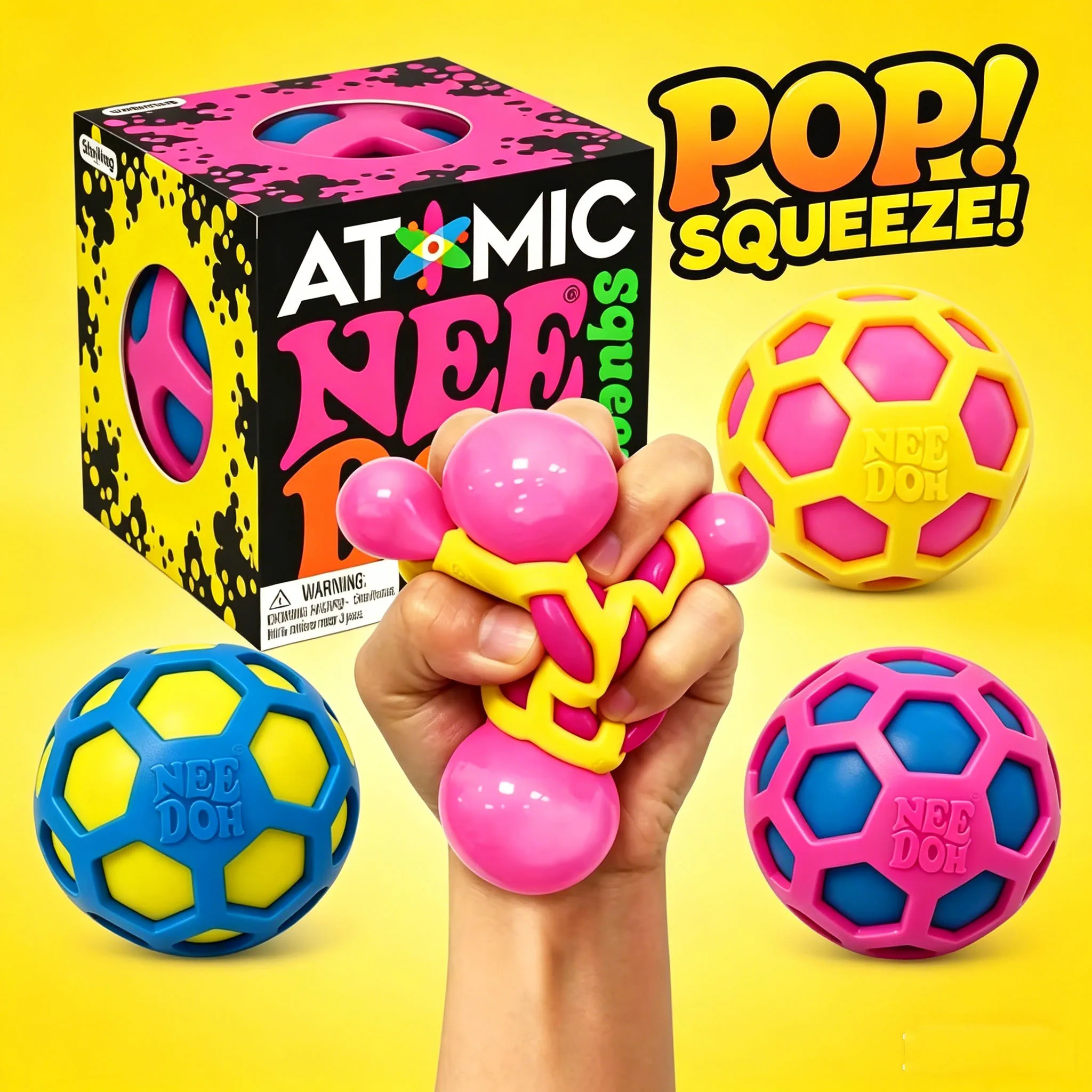 Schylling Needoh Atomic Stress Relief Ball squishies toy blind box Adult Party Gift Tool stress relief toy fidget toys
Schylling Needoh Atomic Stress Relief Ball squishies toy blind box Adult Party Gift Tool stress relief toy fidget toys