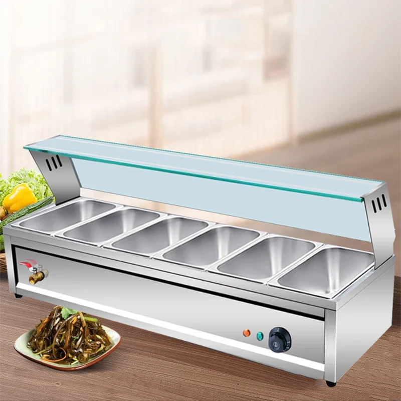 Buffet Food Warmer Stainless Steel 3-12 Pans with Glass Shield Commercial Countertop Bain Marie Electric Steamer Cooker
Buffet Food Warmer Stainless Steel 3-12 Pans with Glass Shield Commercial Countertop Bain Marie Electric Steamer Cooker