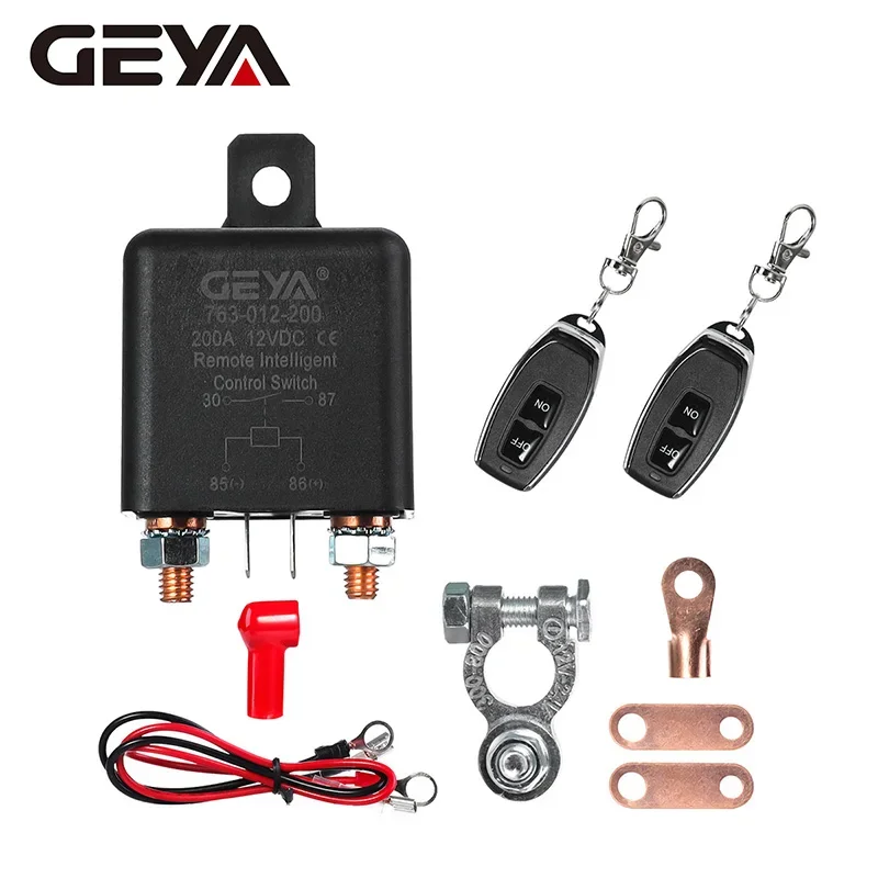 GEYA Автомобильный аккумулятор Pos & Neg Disconnect Switch (12 В/24 В) — защита от дренажа, удаленное включение/выключение, интеллектуальный автоматический выключатель 
GEYA Автомобильный аккумулятор Pos & Neg Disconnect Switch (12 В/24 В) — защита от дренажа, удаленное включение/выключение, интеллектуальный автоматический выключатель