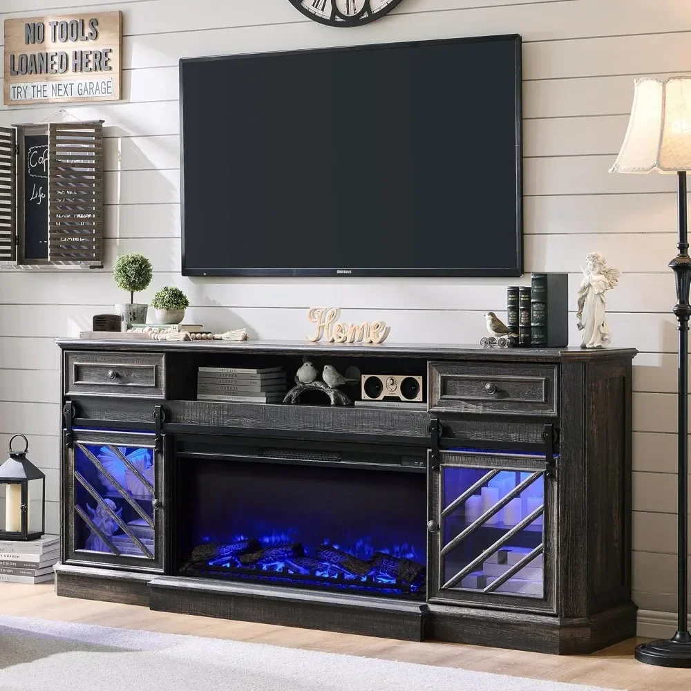 TV Stand for 85 Inch TV Modern Media Console with Drawers Storage & 36” Electric Fireplace 32” Tall Highboy Entertainment Cente
TV Stand for 85 Inch TV Modern Media Console with Drawers Storage & 36” Electric Fireplace 32” Tall Highboy Entertainment Cente