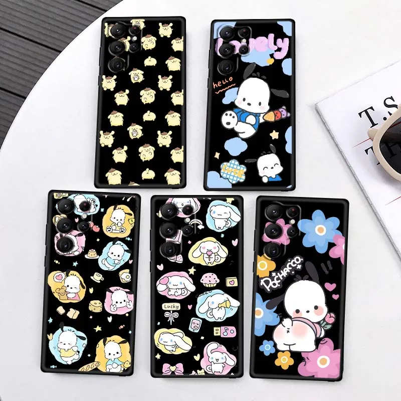 Sanrio Pochacco Pompompurin For Samsung Galaxy S25 S24 S23 S22 S21 S20 S10 Ultra Plus FE 5G Black Soft TPU Cover Phone Case
Sanrio Pochacco Pompompurin For Samsung Galaxy S25 S24 S23 S22 S21 S20 S10 Ultra Plus FE 5G Black Soft TPU Cover Phone Case