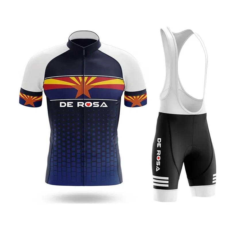 De Rosa 2026 Men's Cycling Suit Reflective Bib Pants And Vest Set Quick-Drying Breathable for Mountain And Road Bicycle Riding
De Rosa 2026 Men's Cycling Suit Reflective Bib Pants And Vest Set Quick-Drying Breathable for Mountain And Road Bicycle Riding