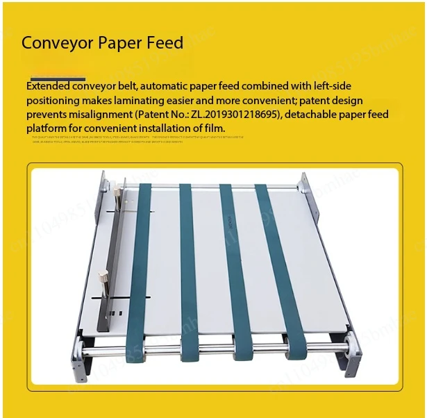 L388 Automatic Large Steel Roller Speed Regulation Laminating Machine Automatic Belt Feeding Anti-curling Hot and Cold Laminate
L388 Automatic Large Steel Roller Speed Regulation Laminating Machine Automatic Belt Feeding Anti-curling Hot and Cold Laminate