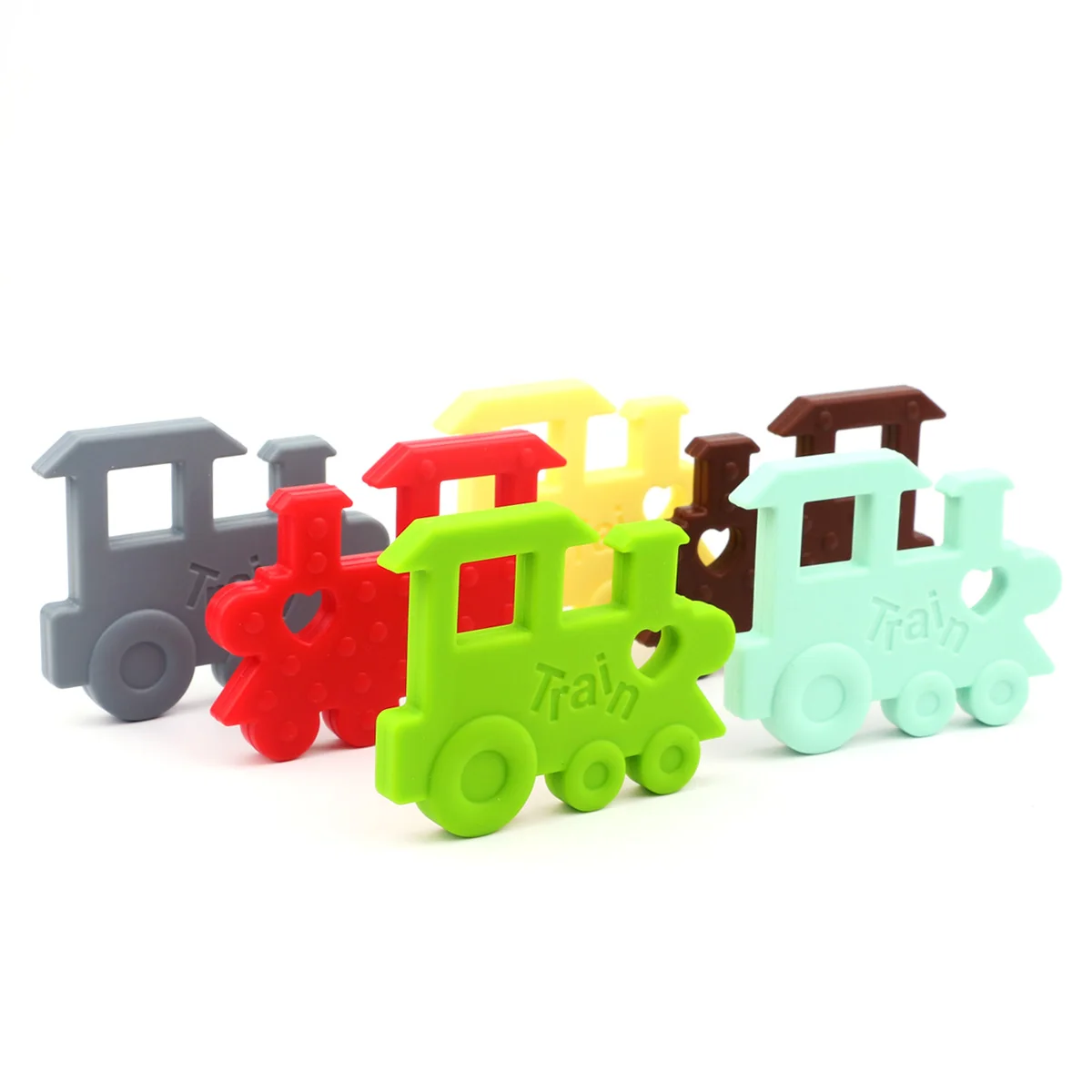 1PCS Silicone Teether Baby Toys Cartoon Locomotive Shape Baby Toy Colorful Baby Gifts Educational Gifts Baby Hollow Teethers
1PCS Silicone Teether Baby Toys Cartoon Locomotive Shape Baby Toy Colorful Baby Gifts Educational Gifts Baby Hollow Teethers