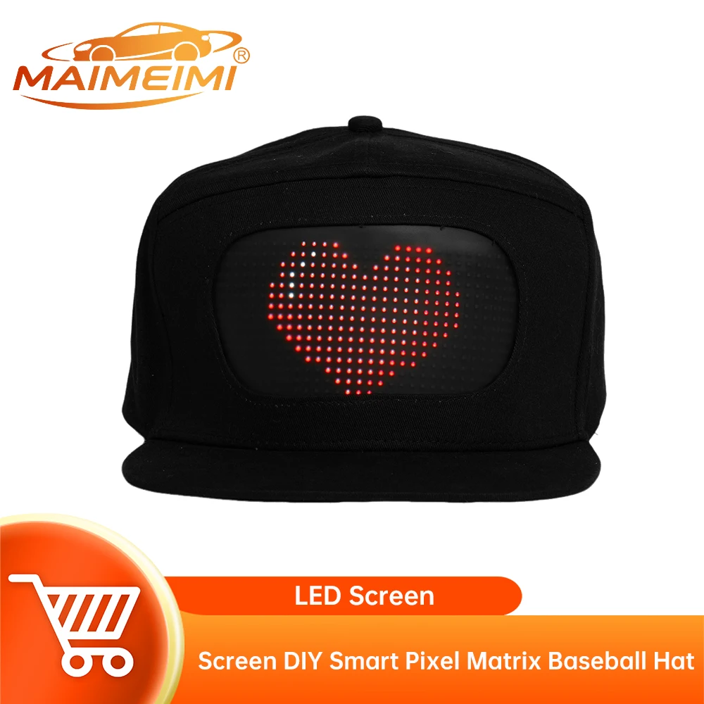 LED Hat with APP Control Programmable DIY Editable (Text, Music, Image, Drawing) Cool Light Up Baseball Cap For Men Women
LED Hat with APP Control Programmable DIY Editable (Text, Music, Image, Drawing) Cool Light Up Baseball Cap For Men Women