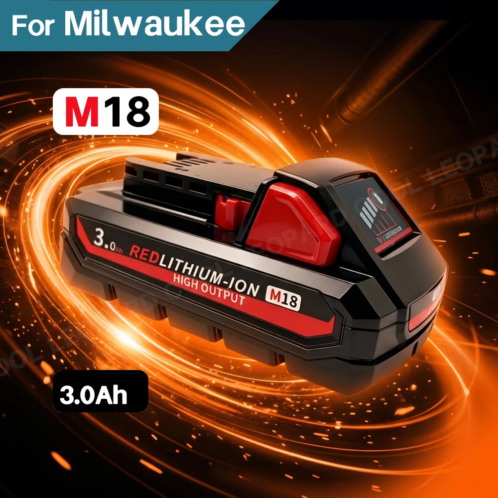 Replacement Battery for Milwaukee M18 18V 3.0Ah Li-ion Compatible with M18B5 48-11-1850 48-11-1860 Cordless Power Tools with BMS
Replacement Battery for Milwaukee M18 18V 3.0Ah Li-ion Compatible with M18B5 48-11-1850 48-11-1860 Cordless Power Tools with BMS