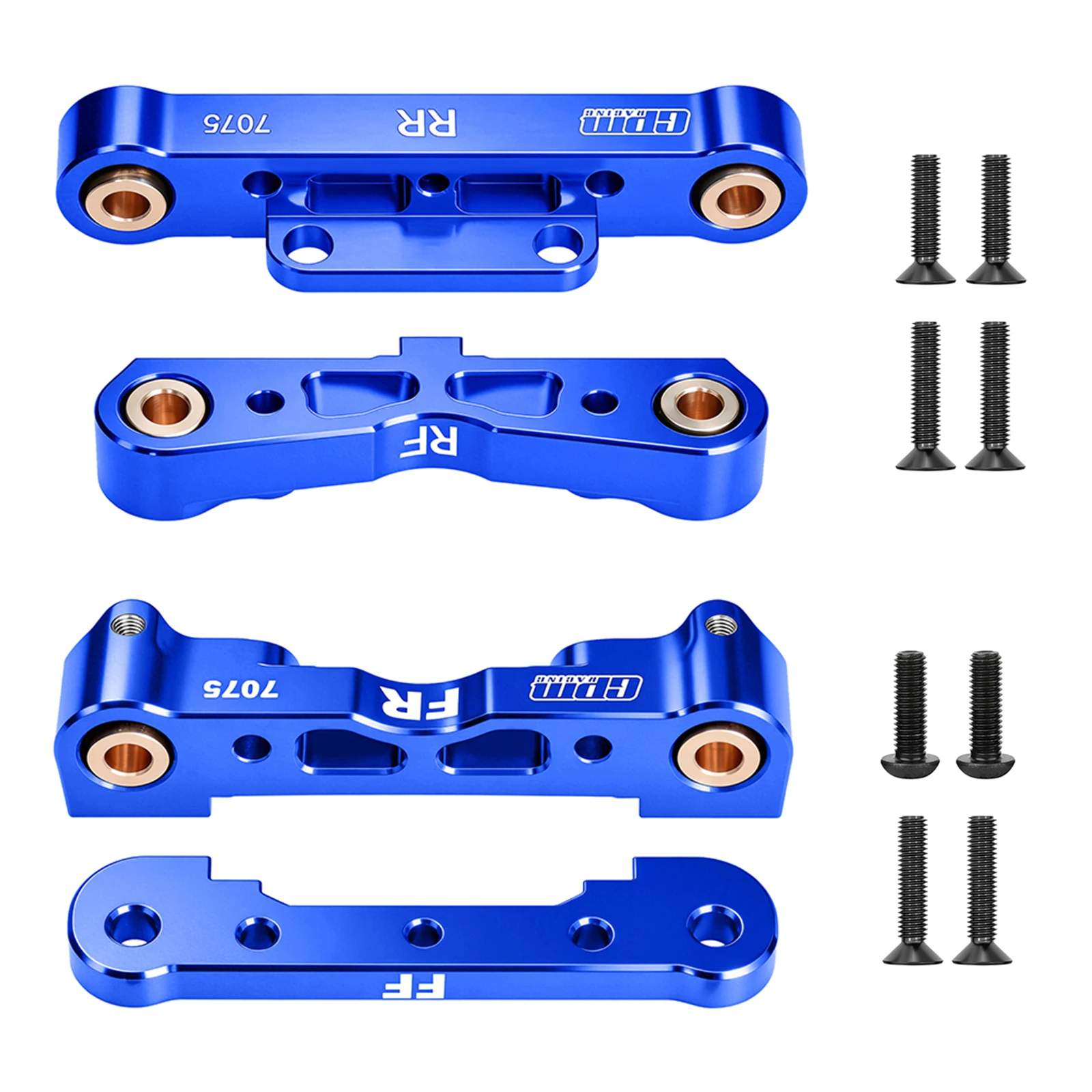 GPM Alu7075 Front and rear Suspension Mount For ARRMA Kraton Outcast Typhon Mojave Felony
GPM Alu7075 Front and rear Suspension Mount For ARRMA Kraton Outcast Typhon Mojave Felony