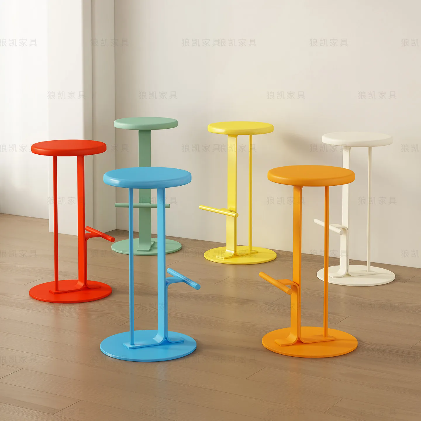 Creative high stool Bar chair Household dopamine designer round bar stool Commercial front desk Bar chair Italian style
Creative high stool Bar chair Household dopamine designer round bar stool Commercial front desk Bar chair Italian style