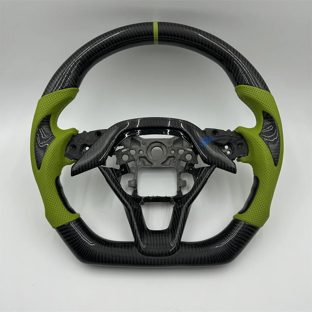Customized Carbon Fiber Green Perforated Leather Green Ring Steering Wheel for Honda Accord 2018 2019 2020 2021 2022 2023
Customized Carbon Fiber Green Perforated Leather Green Ring Steering Wheel for Honda Accord 2018 2019 2020 2021 2022 2023
