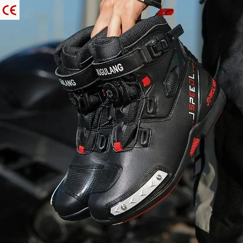 Waterproof All-weather Motorcycle Riding Shoes Wear-resistant Riders Boots Motorbike Camping Gear for Riders Rider Length Boots
Waterproof All-weather Motorcycle Riding Shoes Wear-resistant Riders Boots Motorbike Camping Gear for Riders Rider Length Boots