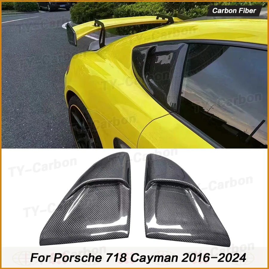 Real Carbon Fiber Rear Side Car window Air Vents Splitter Air Spoiler For Porsche 718 Cayman GTRS Style Bodykit FRP 2016-2024
Real Carbon Fiber Rear Side Car window Air Vents Splitter Air Spoiler For Porsche 718 Cayman GTRS Style Bodykit FRP 2016-2024