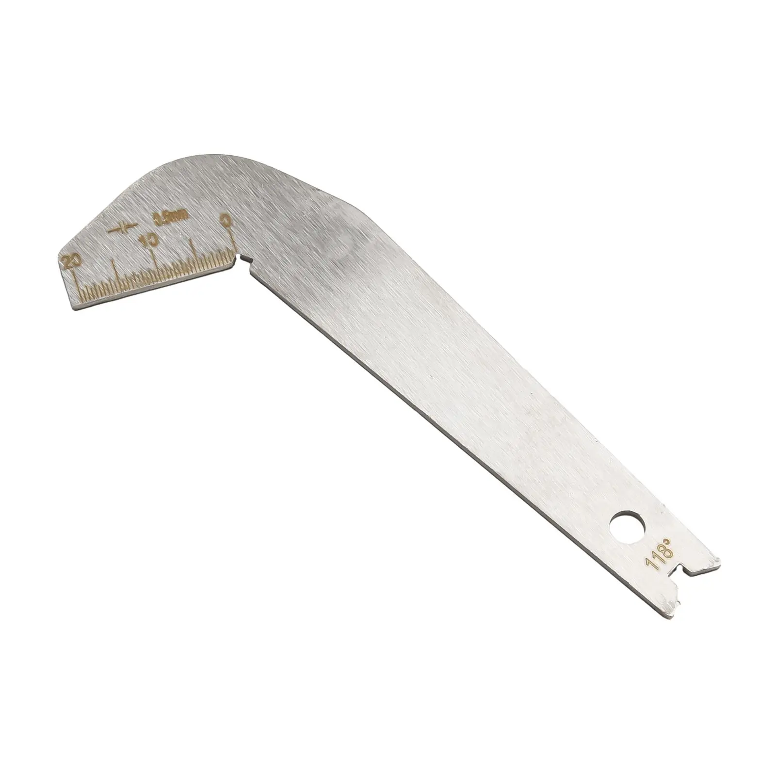 Measuring Gauging Angle Gauge For Angle Measurement For Grinding Drills Drill Diameter Angle Gauge Stainless Steel 60 °-160 °
Measuring Gauging Angle Gauge For Angle Measurement For Grinding Drills Drill Diameter Angle Gauge Stainless Steel 60 °-160 °