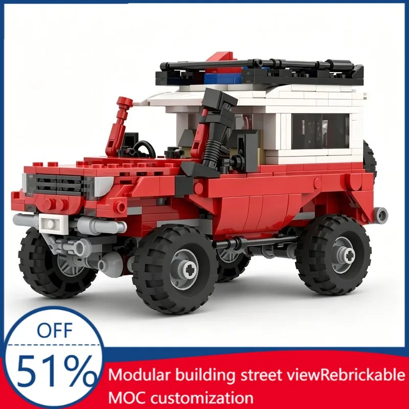 525PCS Customize Landcruiser LJ73 Off-Road Vehicle MOC Model Building Blocks DIY Assembly Educational Birthday Christmas Gifts
525PCS Customize Landcruiser LJ73 Off-Road Vehicle MOC Model Building Blocks DIY Assembly Educational Birthday Christmas Gifts
