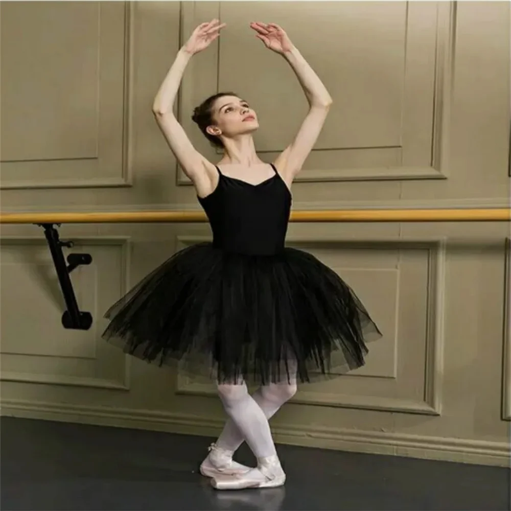 White Black Swan Ballet Costume For Women Adult Child Sleeveless Backless Professional Long Tutu Gymnastics Leotard For Girls
White Black Swan Ballet Costume For Women Adult Child Sleeveless Backless Professional Long Tutu Gymnastics Leotard For Girls
