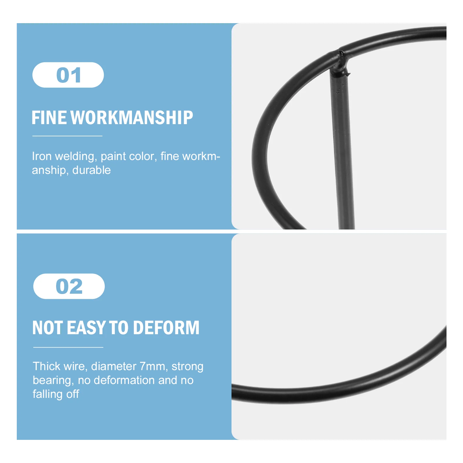 Wall-Mounted Iron Holder Strong Durable Storage Stand Basketball Cap Hat Hanger Rack for Motorcycle Display Black
Wall-Mounted Iron Holder Strong Durable Storage Stand Basketball Cap Hat Hanger Rack for Motorcycle Display Black