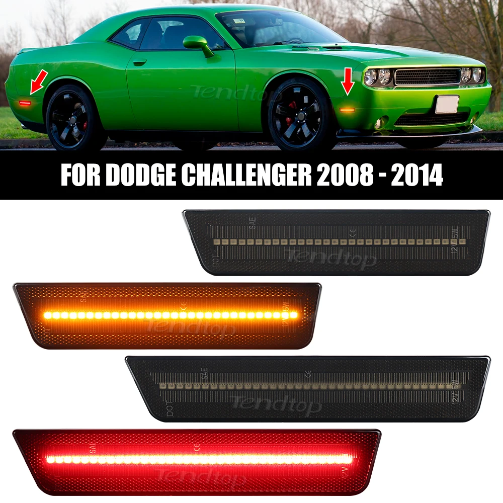 For Dodge Charger 11-14/Challenger 08-14 Amber /Red LED Side Marker Lights Car Front Bumper Side Corner Parking Marker Light
For Dodge Charger 11-14/Challenger 08-14 Amber /Red LED Side Marker Lights Car Front Bumper Side Corner Parking Marker Light