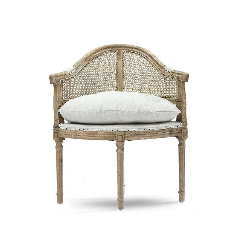 Modern Design Outdoor Furniture Solid Wood Rattan Leisure Chair Dining Chair Gray Wooden Chair
Modern Design Outdoor Furniture Solid Wood Rattan Leisure Chair Dining Chair Gray Wooden Chair