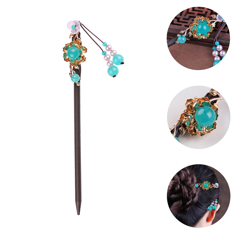 Chinese Style Hair Stick Vintage Bun Ebony Classical Women Hairpin Hanfu Costume Accessory Dangle Charm Retro Elegance Hair Tool
Chinese Style Hair Stick Vintage Bun Ebony Classical Women Hairpin Hanfu Costume Accessory Dangle Charm Retro Elegance Hair Tool