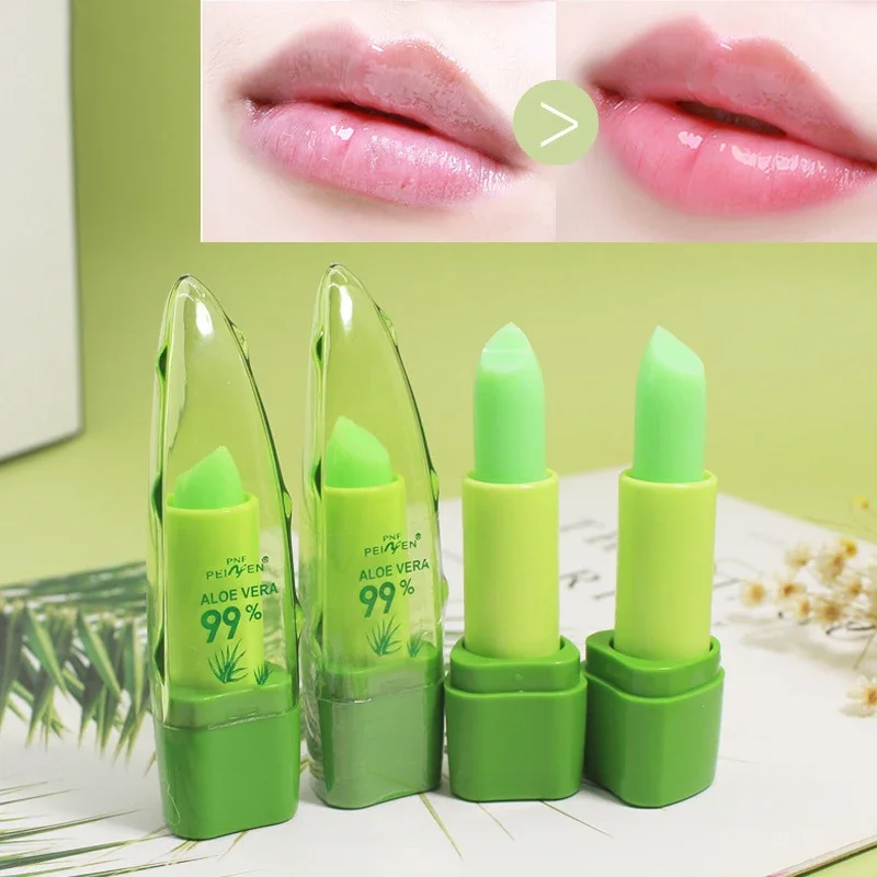 3.5g Profesional Makeup Temperature Aloe Vera Color Changing Jelly Lipstick Lasting Moisturizing Balm Mood
3.5g Profesional Makeup Temperature Aloe Vera Color Changing Jelly Lipstick Lasting Moisturizing Balm Mood