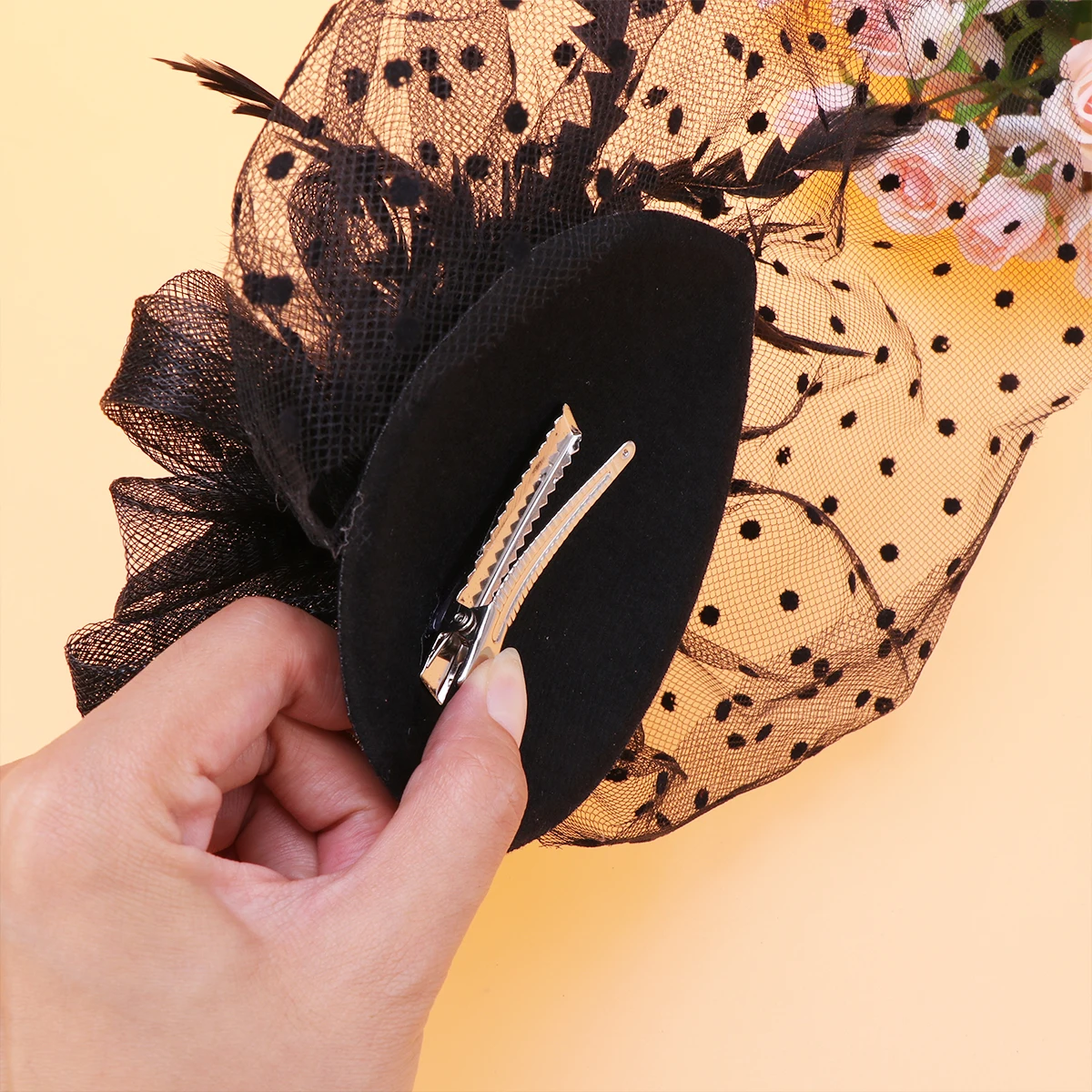 s Retro Veil Fascinator Hairb Black Hoop Headwear Bride Mesh B Vintage Hat Women Party Bridal Decor Elegant Alligator
s Retro Veil Fascinator Hairb Black Hoop Headwear Bride Mesh B Vintage Hat Women Party Bridal Decor Elegant Alligator