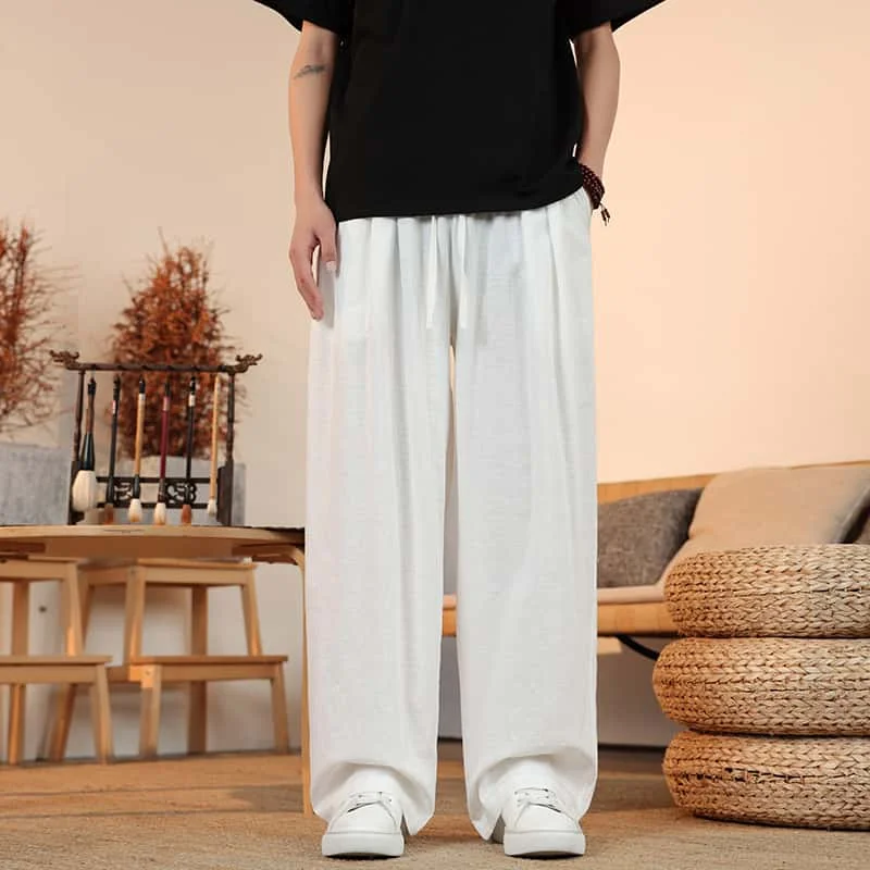 M-8XL Plus Size Linen Blend Pants, Loose Straight Leg Design, Breathable Soft Casual Trousers For Daily Wear
M-8XL Plus Size Linen Blend Pants, Loose Straight Leg Design, Breathable Soft Casual Trousers For Daily Wear