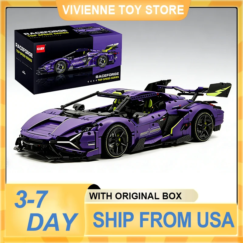 3 to7 Days Delivery GULY 10635 Technical Power Super Racing Car Hypercar Building Blocks Bricks Puzzle Assembly Toys Gifts Kids
3 to7 Days Delivery GULY 10635 Technical Power Super Racing Car Hypercar Building Blocks Bricks Puzzle Assembly Toys Gifts Kids
