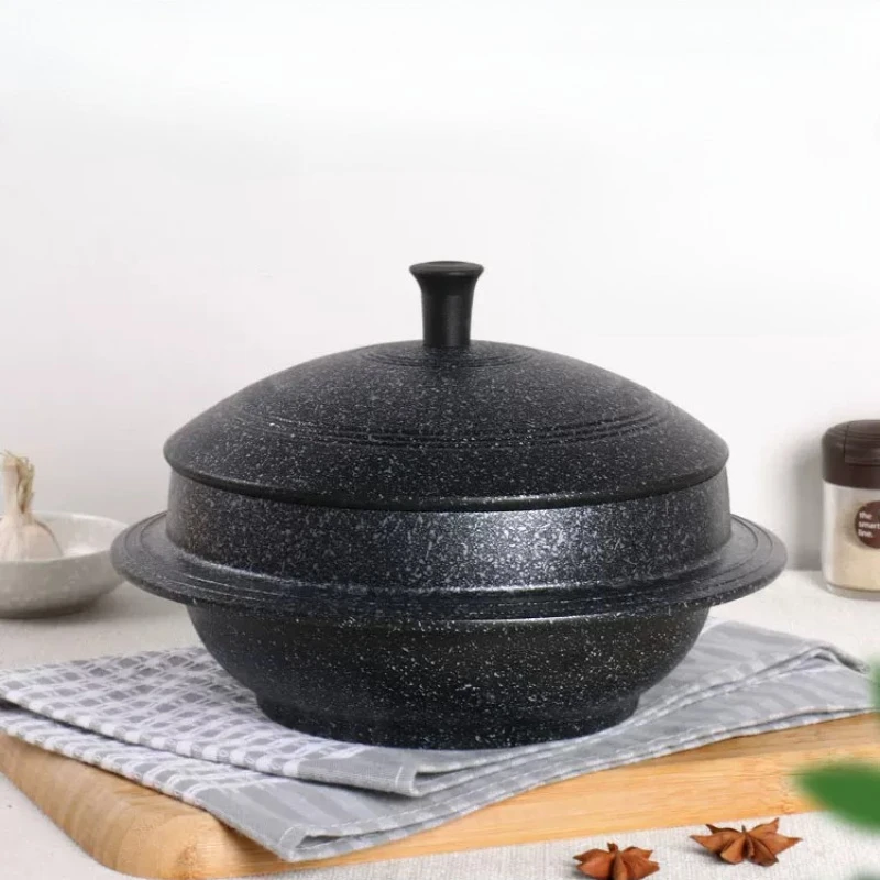 Korean Dutch Oven, Rice Pot, 63 Oz Enameled Cast Aluminum Pot with Lid, Korean Stone Bowl for Gas Stove, Cookware Cooking Pot
Korean Dutch Oven, Rice Pot, 63 Oz Enameled Cast Aluminum Pot with Lid, Korean Stone Bowl for Gas Stove, Cookware Cooking Pot