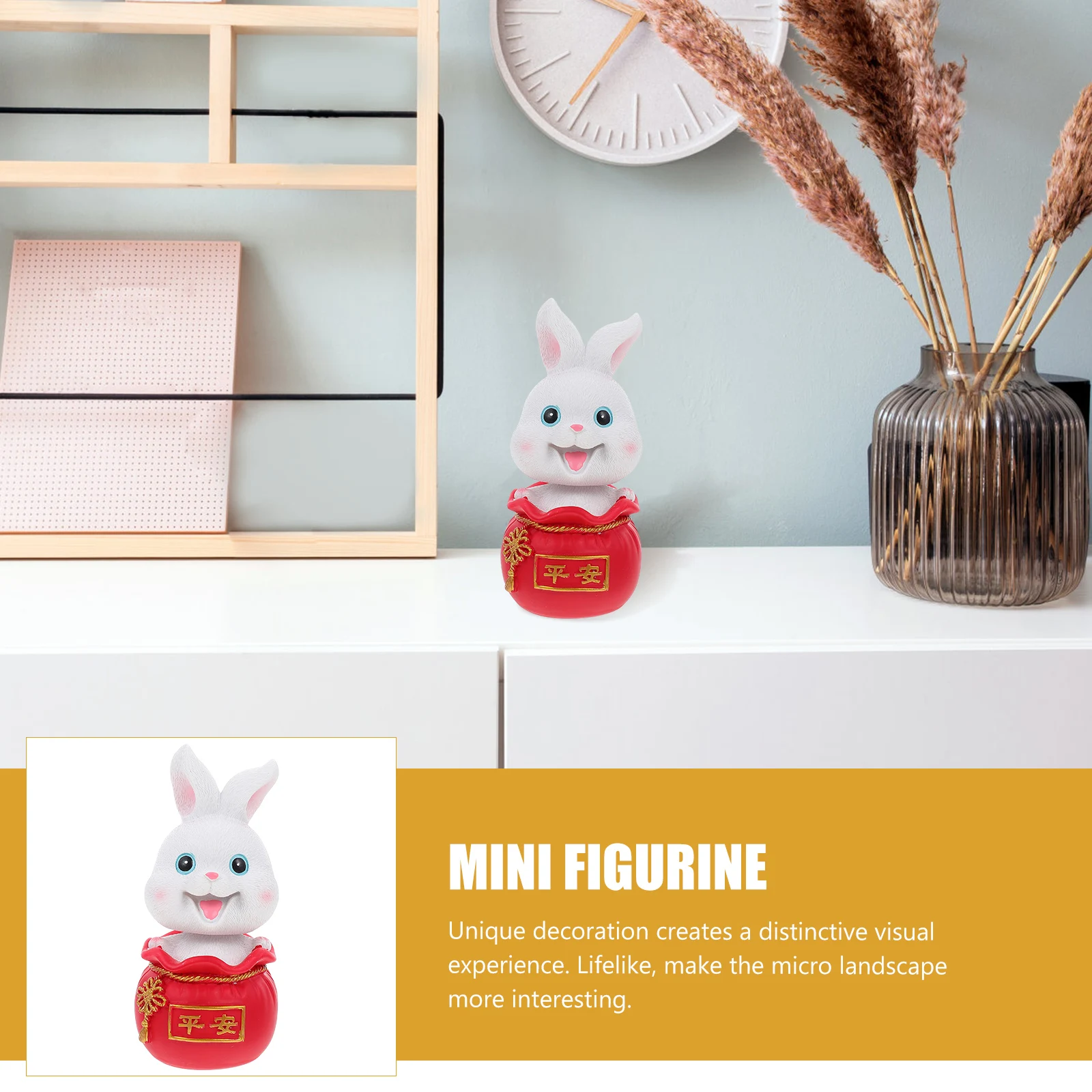 Rabbit Shape Bonsai Craft Realistic Home Decor Windowsill Mini Garden Car Decoration Birthday Cake Figurines Bunny Toys Kids
Rabbit Shape Bonsai Craft Realistic Home Decor Windowsill Mini Garden Car Decoration Birthday Cake Figurines Bunny Toys Kids