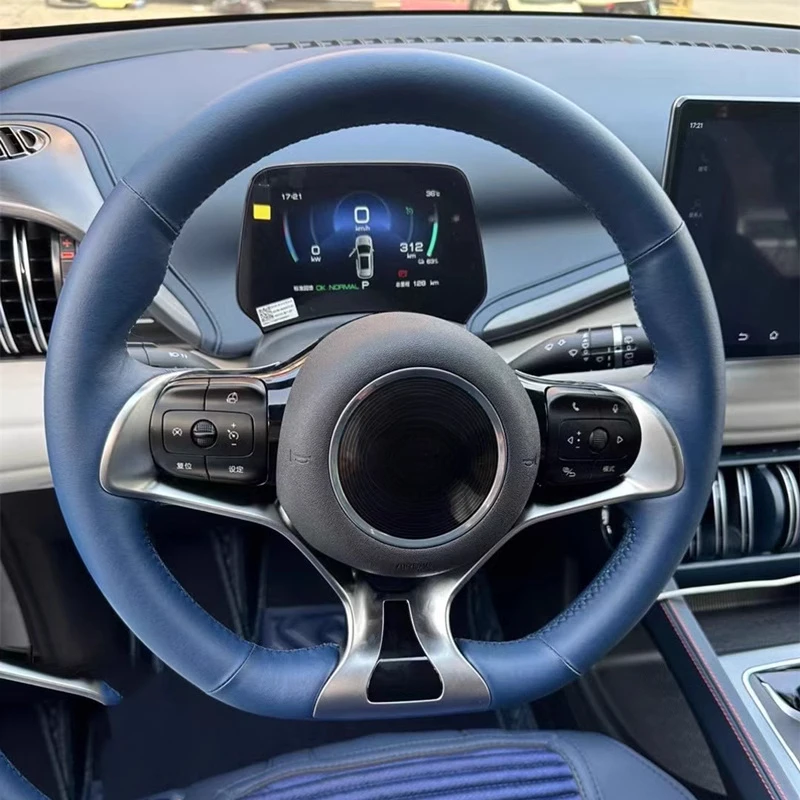 For 2023 BYD e2 Dolphin Seagull Yuan PLUS Hand-Stitched Genuine Leather Steering Wheel Cover, Full Wrap Design
For 2023 BYD e2 Dolphin Seagull Yuan PLUS Hand-Stitched Genuine Leather Steering Wheel Cover, Full Wrap Design