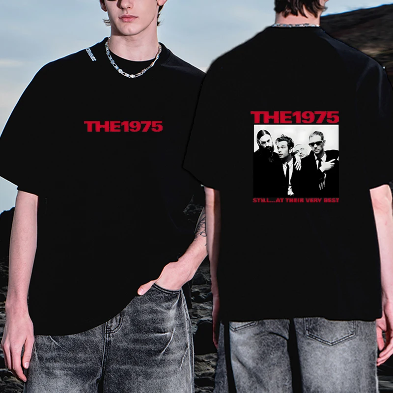 The 1975 Band Still At Their Very Best Graphics short sleeve T-shirts Men Women Cotton High Quality clothing Casual Tops Unisex
The 1975 Band Still At Their Very Best Graphics short sleeve T-shirts Men Women Cotton High Quality clothing Casual Tops Unisex