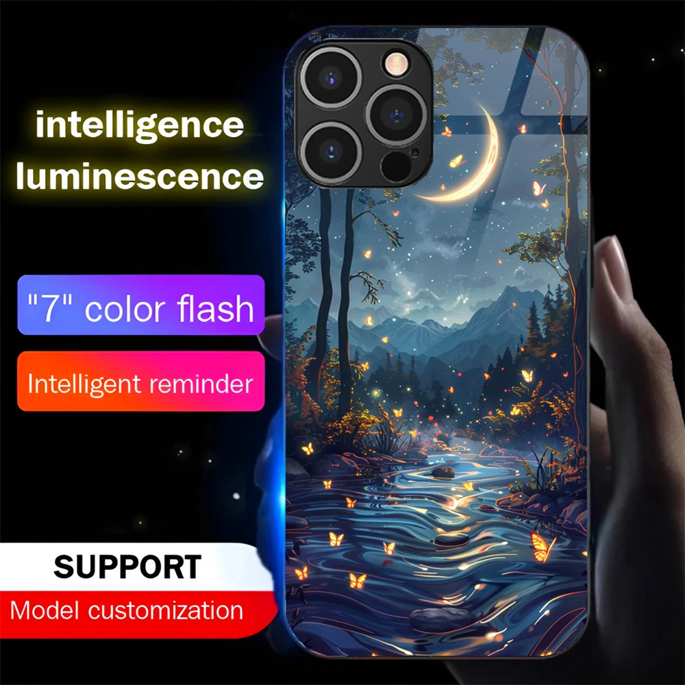 Pretty Dreamy Forest LED Light Glow Luminous Phone Case Voice Controlled Shells For Samsung S25 S24 S23 S22 S21 S20 FE Plus
Pretty Dreamy Forest LED Light Glow Luminous Phone Case Voice Controlled Shells For Samsung S25 S24 S23 S22 S21 S20 FE Plus
