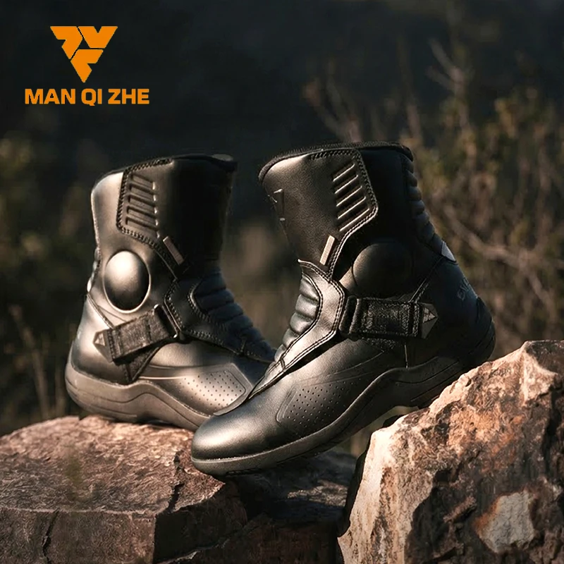 FEHER Motorcycle Touring Boots Man Waterproof All-season Motorbike Off-road Boots Anti-fall Long-distance Riding Shoes MQZ-605
FEHER Motorcycle Touring Boots Man Waterproof All-season Motorbike Off-road Boots Anti-fall Long-distance Riding Shoes MQZ-605