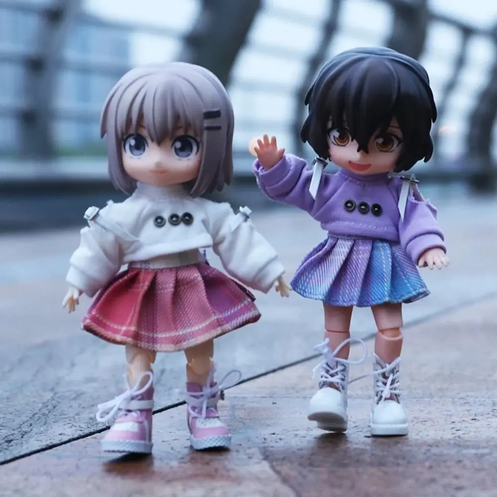Crop Hoodie Ob11 Sweatshirt Set Obitsu11 Dress Casual Wear Doll Striped Skirt Handmade Hobbies Doll Clothes Doll Accessories
Crop Hoodie Ob11 Sweatshirt Set Obitsu11 Dress Casual Wear Doll Striped Skirt Handmade Hobbies Doll Clothes Doll Accessories