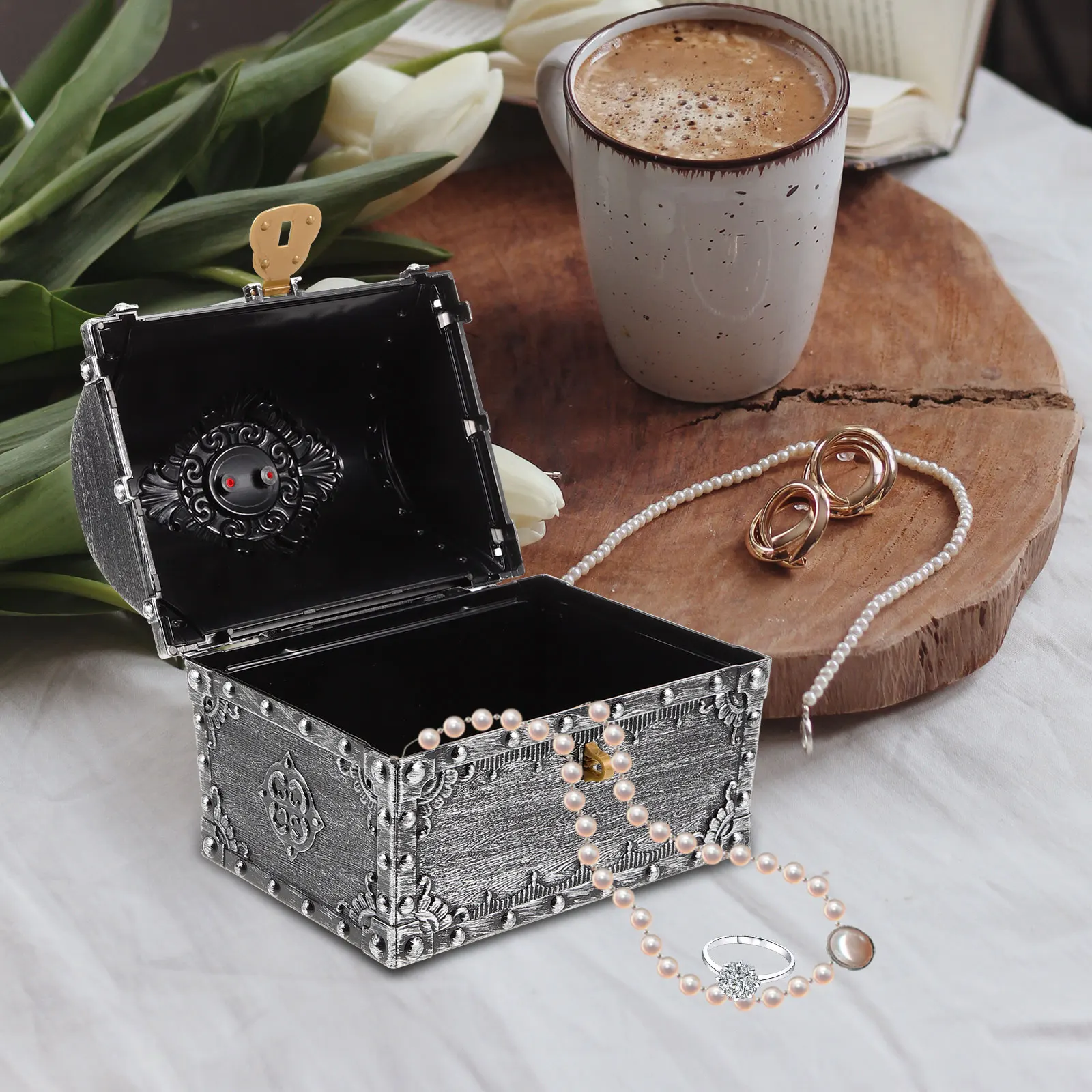 Treasure Box Props Storage Chest with Lock Boxes Mini Pirate Chests Vintage Kids Decorative Jewelry 
Treasure Box Props Storage Chest with Lock Boxes Mini Pirate Chests Vintage Kids Decorative Jewelry