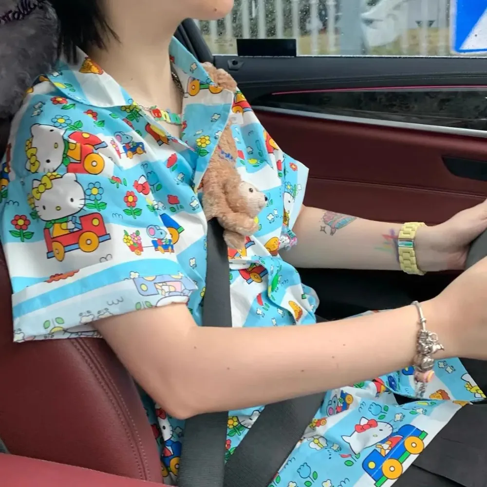 Hello Kitty Shirt Cute Cartoon Printing Sense of Design Tops Summer New Travel Fashion Delicate Personality Versatile T-shirt
Hello Kitty Shirt Cute Cartoon Printing Sense of Design Tops Summer New Travel Fashion Delicate Personality Versatile T-shirt