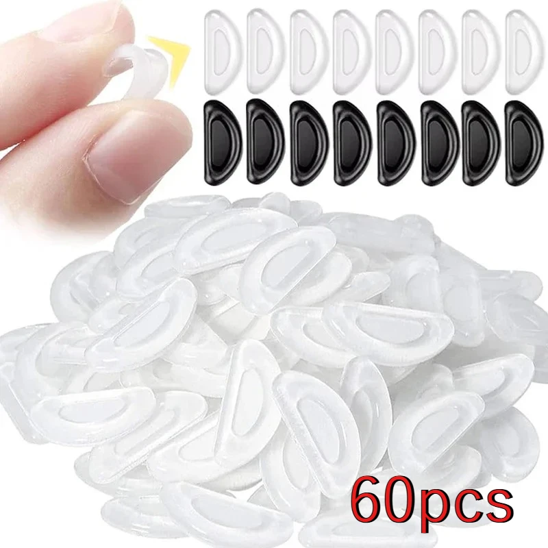 10/60Pcs Adhesive Silicone Glasses Nose Pads, Non-Slip Transparent Nosepads for Eyeglasses Eyewear
10/60Pcs Adhesive Silicone Glasses Nose Pads, Non-Slip Transparent Nosepads for Eyeglasses Eyewear