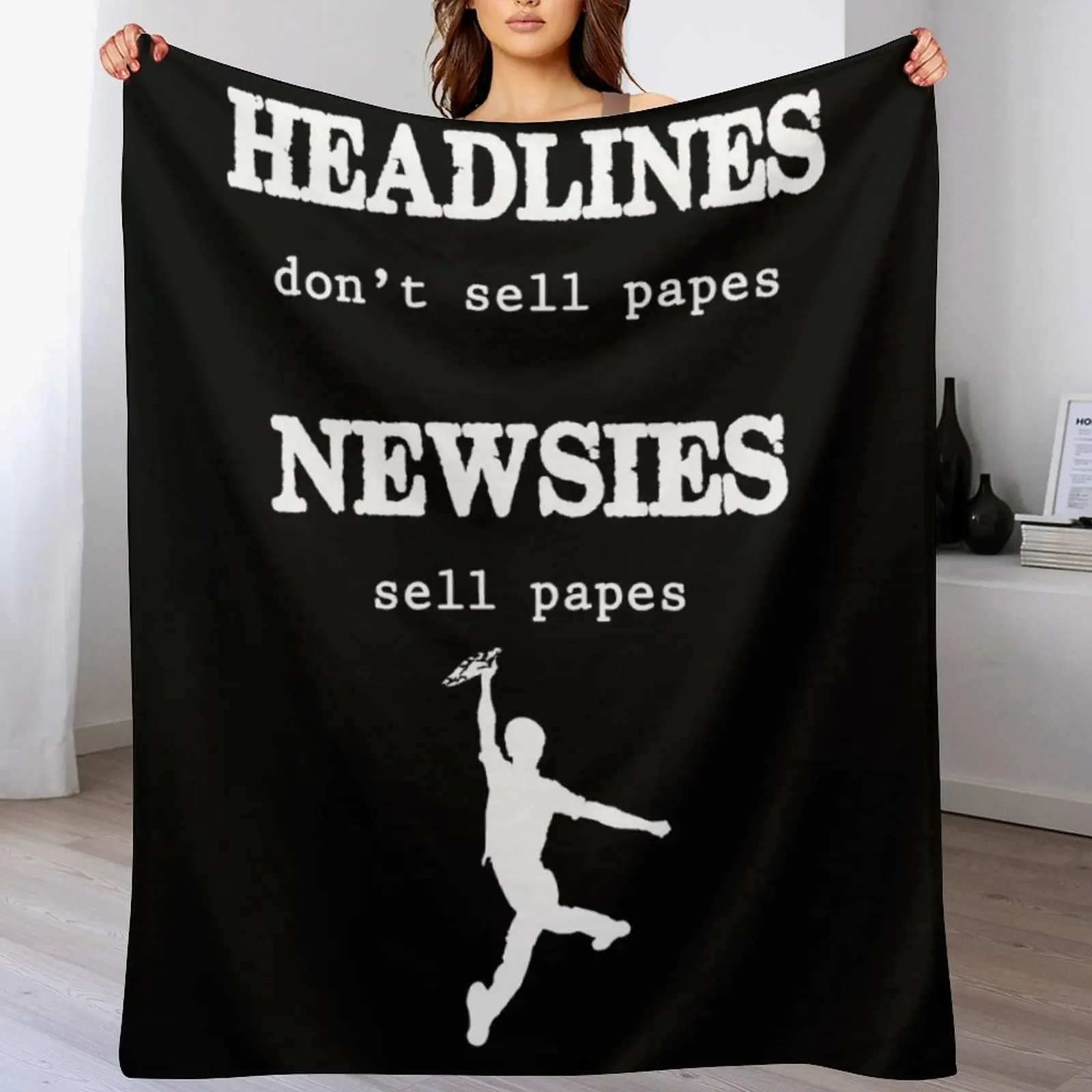 Newsies Sell Papes Throw Blanket Stylish Decor Blanket Gift for Friends Roommate
Newsies Sell Papes Throw Blanket Stylish Decor Blanket Gift for Friends Roommate