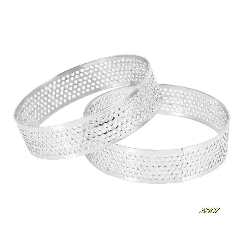 30Pcs Circular Porous Tart Ring Bottom Tower Pie Cake Mould Baking Tools Heat-Resistant Perforated Cake Mousse Ring, 8Cm
30Pcs Circular Porous Tart Ring Bottom Tower Pie Cake Mould Baking Tools Heat-Resistant Perforated Cake Mousse Ring, 8Cm
