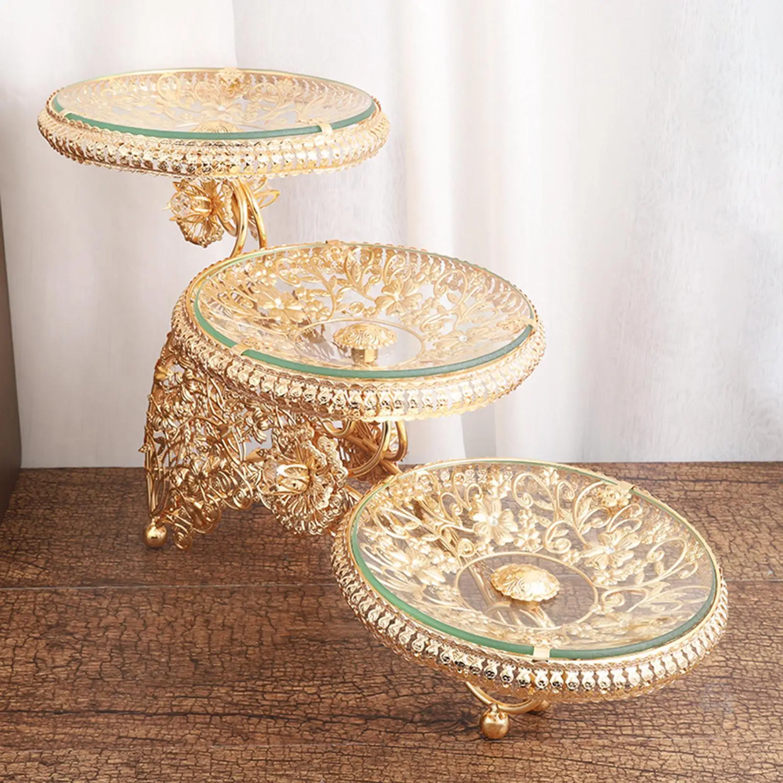 European Style Fruit Plate Snack Rack Afternoon Tea Dessert Plate 3 Tiers Fruit Bowl for Restaurant Countertop Dining Table Home
European Style Fruit Plate Snack Rack Afternoon Tea Dessert Plate 3 Tiers Fruit Bowl for Restaurant Countertop Dining Table Home