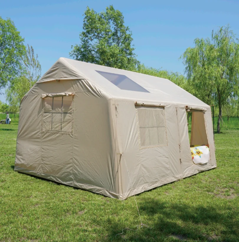 Direct Factory Portable PVC Oxford Inflatable Glamping Tent Waterproof Big Family Camping Four-season Quick-Opening
Direct Factory Portable PVC Oxford Inflatable Glamping Tent Waterproof Big Family Camping Four-season Quick-Opening