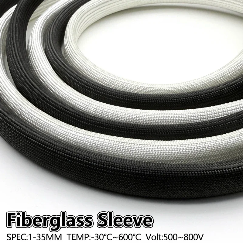 Fireproof High Temperature Fiberglass Braided Tube 600Deg.C Thermal Insulation Durable Anti-corrosion Wire Protective Sleeve
Fireproof High Temperature Fiberglass Braided Tube 600Deg.C Thermal Insulation Durable Anti-corrosion Wire Protective Sleeve