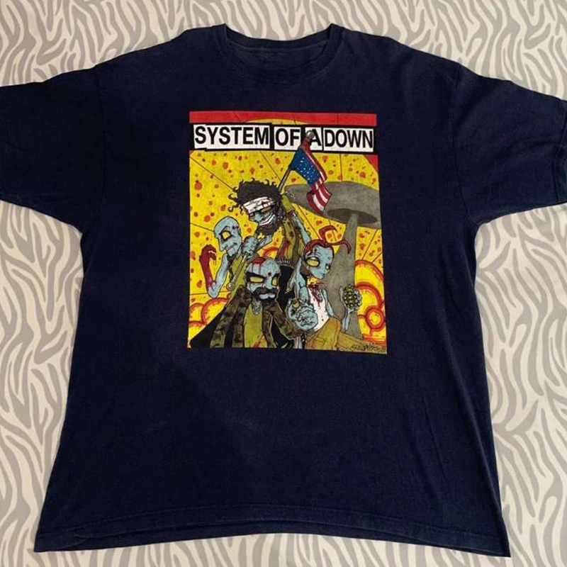 System of A Down Rock Band Alternative Metal Vtg High Street Fashion Summer Luxury Brand Cotton Men's and Women's T-shirts
System of A Down Rock Band Alternative Metal Vtg High Street Fashion Summer Luxury Brand Cotton Men's and Women's T-shirts