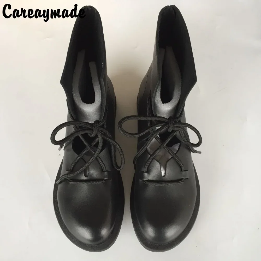 Careaymade-New hand made half ankle short natrual real genuine leather women motorcycle boots women literary retro short boots
Careaymade-New hand made half ankle short natrual real genuine leather women motorcycle boots women literary retro short boots