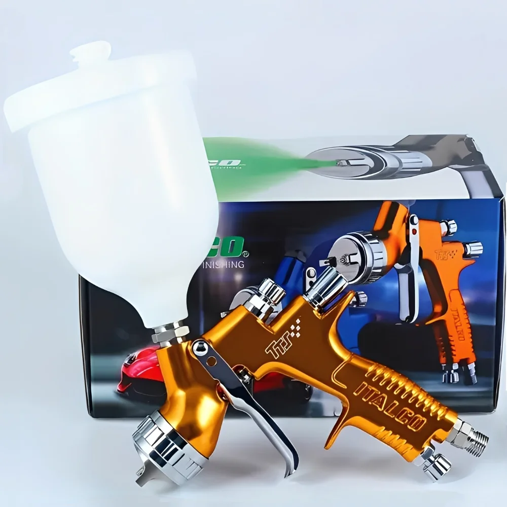 Итальянский распылитель Copra высокого класса, сопло LVMP 1,3 мм, чашка из нержавеющей стали емкостью 20,29 унции, подходит для автомобилей и домашних украшений
Итальянский распылитель Copra высокого класса, сопло LVMP 1,3 мм, чашка из нержавеющей стали емкостью 20,29 унции, подходит для автомобилей и домашних украшений