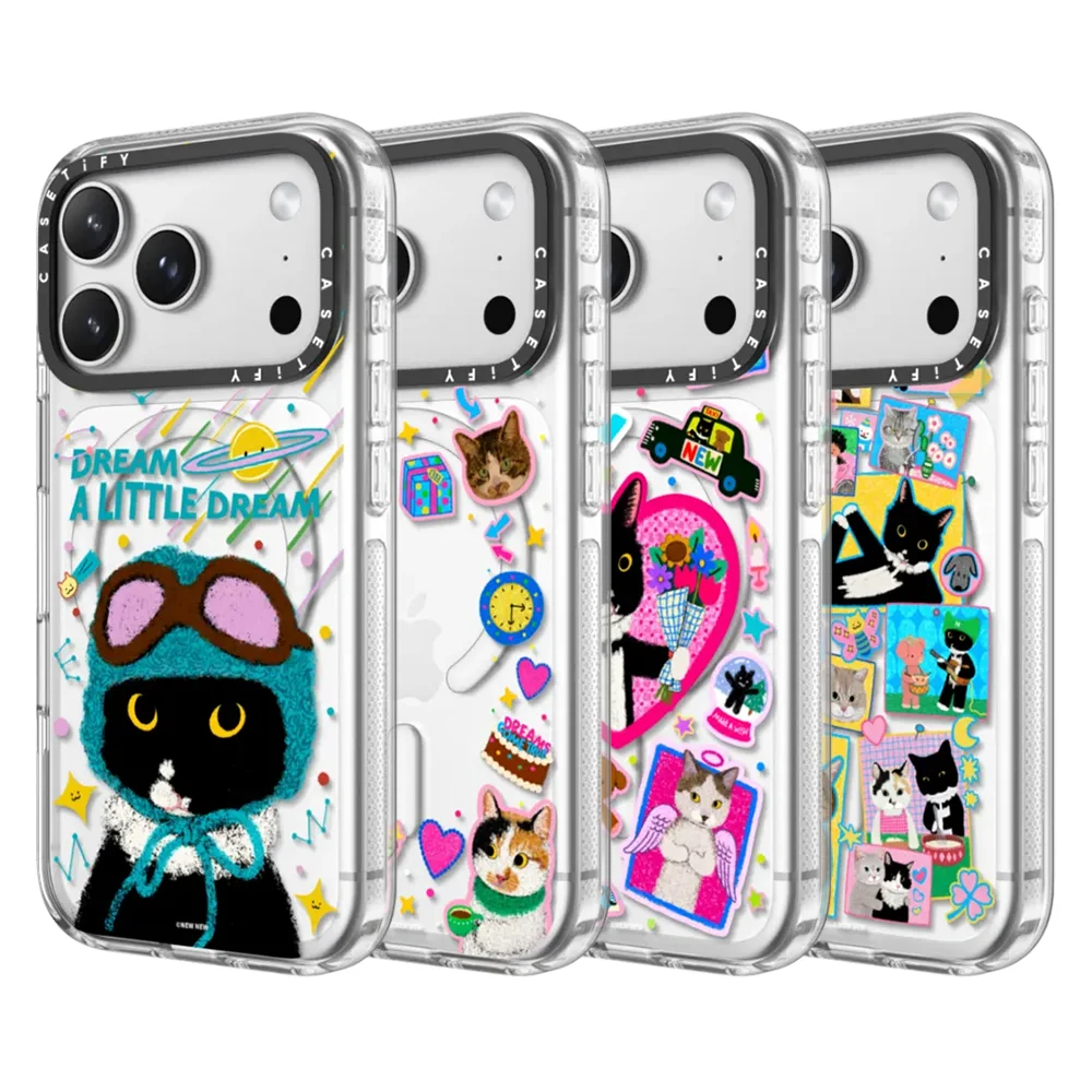 CASETiFY Little Dreamers Cat Diary Series Magnetic Drop-proof Case for iPhone 13 14 15 16 17 Pro Max Air Plus Protect Cover
CASETiFY Little Dreamers Cat Diary Series Magnetic Drop-proof Case for iPhone 13 14 15 16 17 Pro Max Air Plus Protect Cover