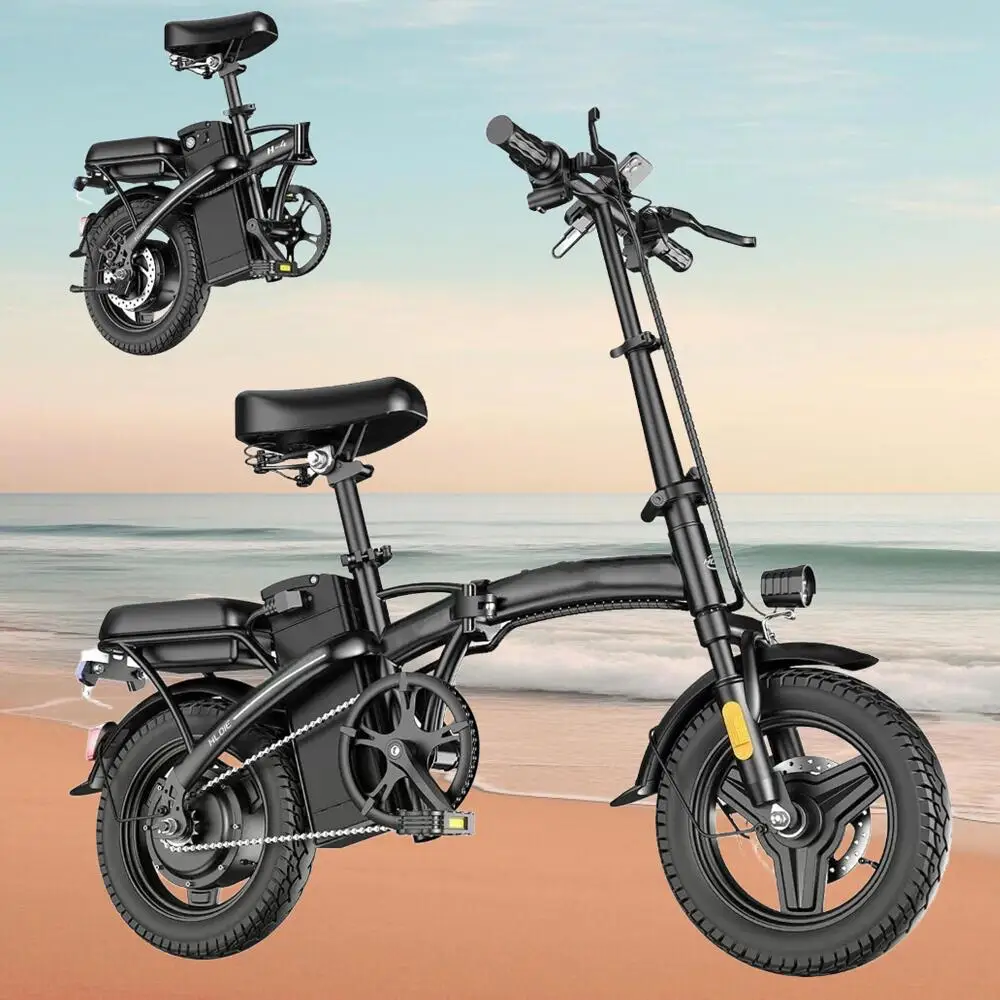 Folding Electric Bike - 19 MPH Speed, 30 Miles Long Range, 48V 20AH/15AH/10Ah Battery, 500W Motor, Portable E-Bike for Adults
Folding Electric Bike - 19 MPH Speed, 30 Miles Long Range, 48V 20AH/15AH/10Ah Battery, 500W Motor, Portable E-Bike for Adults