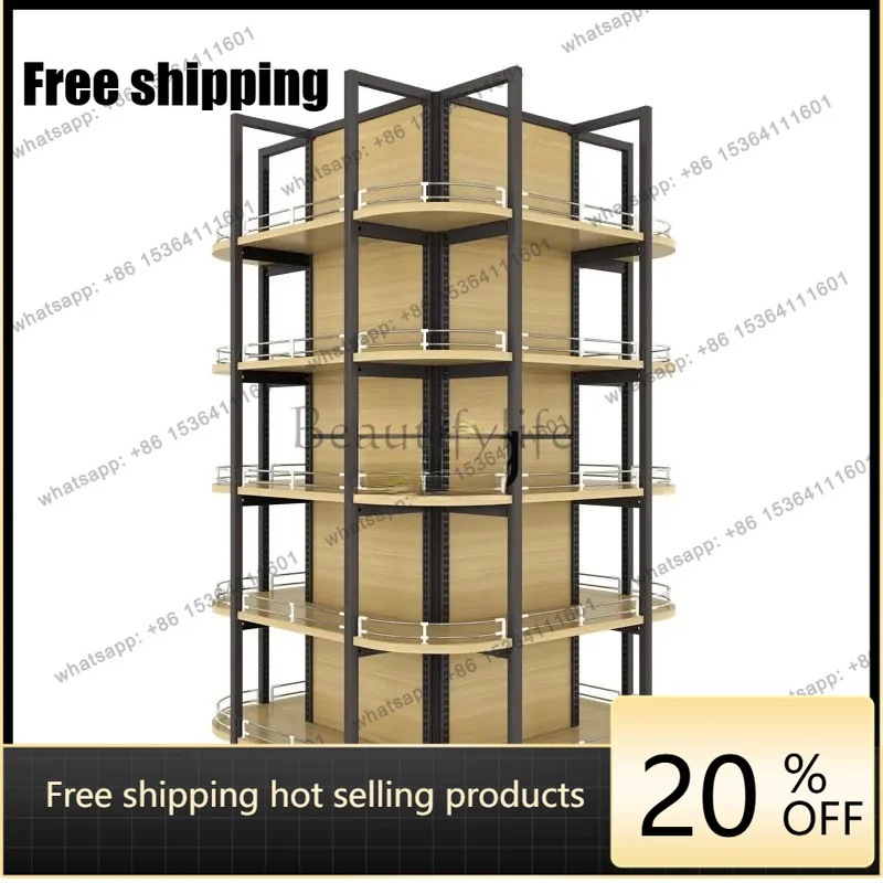 LX Supermarket Load-bearing Column Decorative Display Four-sided Surround Column Combination Display Rack
LX Supermarket Load-bearing Column Decorative Display Four-sided Surround Column Combination Display Rack