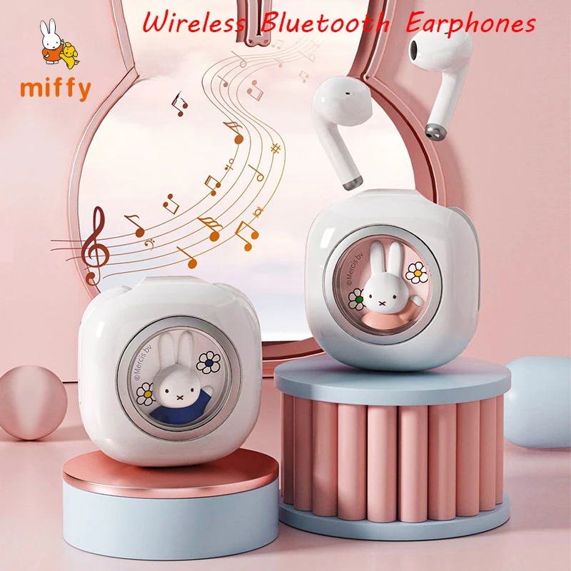 Cute Miffy Wireless Bluetooth Earphones Cartoon Portable Charging Base Anime Accessory Dopamine Wireless Bluetooth Earphone Gift
Cute Miffy Wireless Bluetooth Earphones Cartoon Portable Charging Base Anime Accessory Dopamine Wireless Bluetooth Earphone Gift